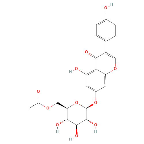 6''-O-ACETYLGENISTIN (CAS: 73566-30-0) - Related Chemical Product