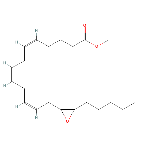 (+/-)14(15)-EPETRE METHYL ESTER (CAS: 73804-67-8) - Chemical Structure and Molecular Formula 