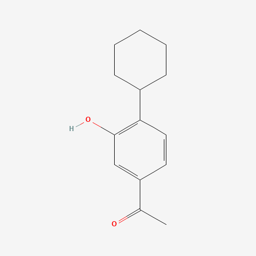 4-CYKCOHEXYL-3-HYDROXY-ACETOPHENONE (CAS: 73898-21-2) - Related Chemical Product