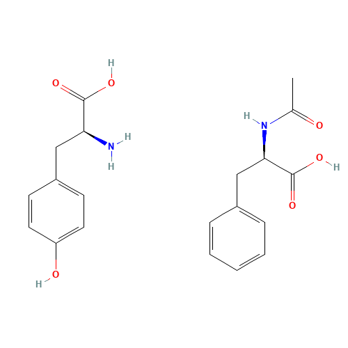 AC-D-PHE-TYR-OH (CAS: 73942-36-6) - Chemical Structure and Molecular Formula 