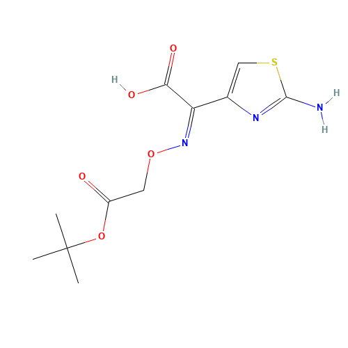 (Z)-2-(2-Aminothiazol-4-yl)-2-(tert-butoxycarbonylmethoxyimino)acetic acid (CAS: 74440-02-1) - Related Chemical Product