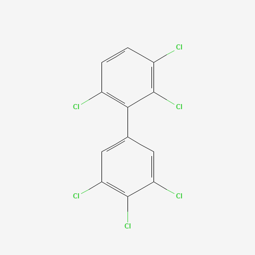 2,3,3',4',5',6-HEXACHLOROBIPHENYL (CAS: 74472-45-0) - Chemical Structure and Molecular Formula 