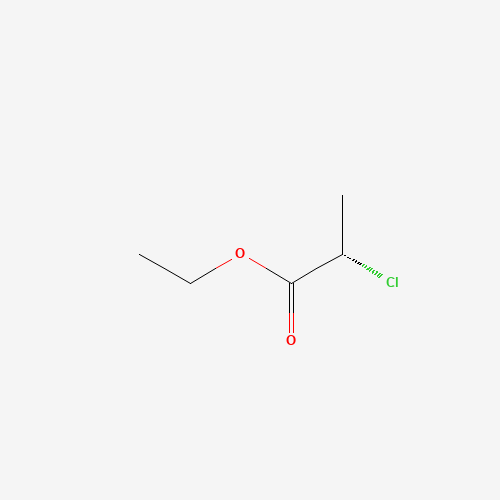 ETHYL (S)-2-CHLORO PROPIONATE (CAS: 74497-15-7) - Chemical Structure and Molecular Formula 