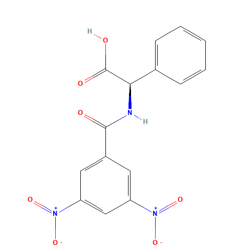 (R)-(-)-N-(3,5-DINITROBENZOYL)-ALPHA-PHENYLGLYCINE (CAS: 74927-72-3) - Related Chemical Product