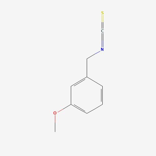 3-METHOXYBENZYL ISOTHIOCYANATE (CAS: 75272-77-4) - Chemical Structure and Molecular Formula 