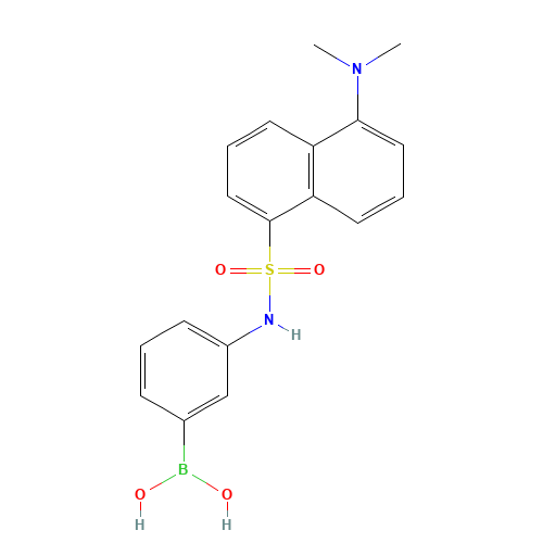 3-(DANSYLAMINO)PHENYLBORONIC ACID (CAS: 75806-94-9) - Related Chemical Product
