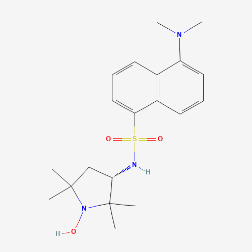 3-[5-(DIMETHYLAMINO)-1-NAPHTHALENESULFONAMIDO]-2,2,5,5-TETRAMETHYL-1-PYRROLIDINYLOXY (CAS: 76841-99-1) - Related Chemical Product