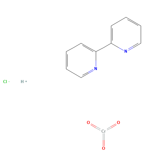2,2'-BIPYRIDINIUM CHLOROCHROMATE (CAS: 76899-34-8) - Chemical Structure and Molecular Formula 