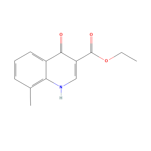 4-HYDROXY-8-METHYLQUINOLINE-3-CARBOXYLIC ACID ETHYL ESTER (CAS: 77156-75-3) - Related Chemical Product