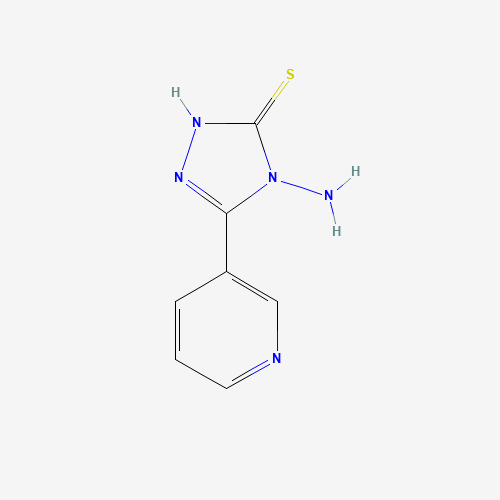 4-AMINO-5-PYRIDIN-3-YL-4H-[1,2,4]TRIAZOLE-3-THIOL (CAS: 78027-00-6) - Related Chemical Product