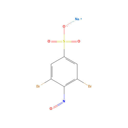 3,5-DIBROMO-4-NITROSO-BENZENESULFONIC ACID SODIUM SALT (CAS: 78824-09-6) - Related Chemical Product