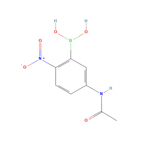 (5-ACETAMIDO-2-NITRO)BENZENEBORONIC ACID (CAS: 78887-36-2) - Related Chemical Product