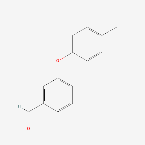3-(4-METHYLPHENOXY)BENZALDEHYDE (CAS: 79124-75-7) - Chemical Structure and Molecular Formula 