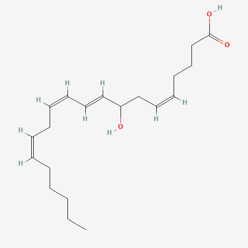 (+/-)8-HETE (CAS: 79495-84-4) - Chemical Structure and Molecular Formula 