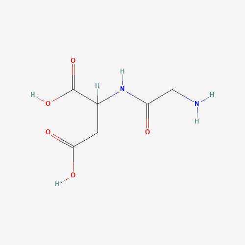 H-GLY-DL-ASP-OH H2O (CAS: 79731-35-4) - Chemical Structure and Molecular Formula 