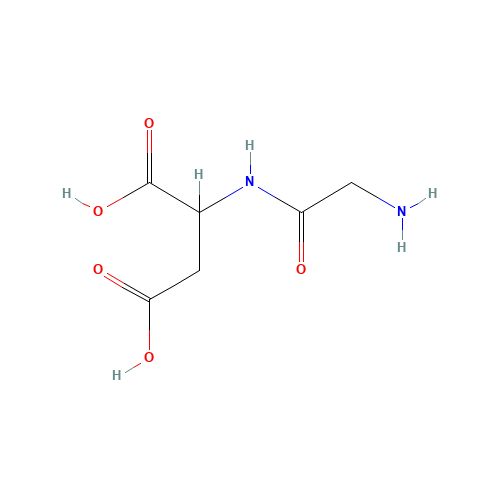 H-GLY-DL-ASP-OH H2O (CAS: 79731-35-4) - Chemical Structure and Molecular Formula 