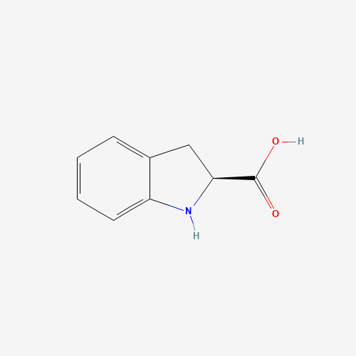 (S)-(-)-Indoline-2-carboxylic acid (CAS: 79815-20-6) - Chemical Structure and Molecular Formula 