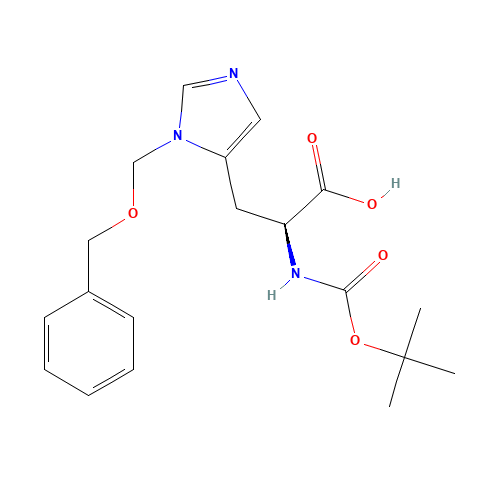 N-Boc-N'-benzyloxymethyl-L-histidine (CAS: 79950-65-5) - Related Chemical Product