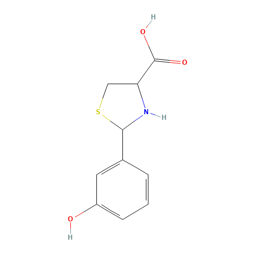 2-(3-HYDROXY-PHENYL)-THIAZOLIDINE-4-CARBOXYLIC ACID (CAS: 80457-74-5) - Related Chemical Product