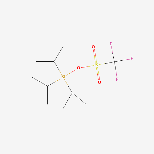 TRIISOPROPYLSILYL TRIFLUOROMETHANESULFONATE (CAS: 80522-42-5) - Chemical Structure and Molecular Formula 