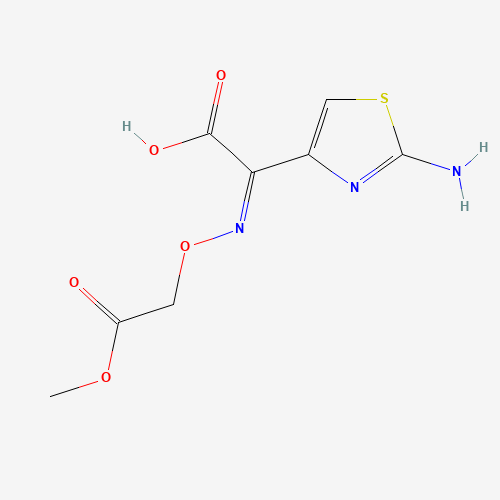 (Z)-2-(tert-Methoxycarbonyl methoxyimino)-2-(2-aminothiazol-4-yl)acetic acid (CAS: 80544-17-8) - Related Chemical Product