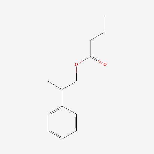2-PHENYLPROPYL BUTYRATE (CAS: 80866-83-7) - Chemical Structure and Molecular Formula 