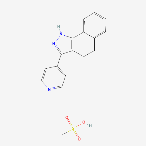 4 5-DIHYDRO-3-(4-PYRIDINYL)-2H-BENZ(G)-INDAZOLE METHANESULFONATE (CAS: 80997-85-9) - Related Chemical Product
