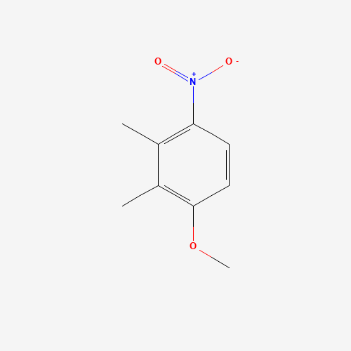2,3-DIMETHYL-4-NITROANISOLE (CAS: 81029-03-0) - Chemical Structure and Molecular Formula 