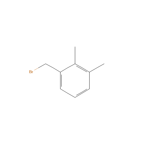 1-(BROMOMETHYL)-2,3-DIMETHYLBENZENE (CAS: 81093-21-2) - Chemical Structure and Molecular Formula 