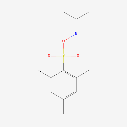 ACETOXIME O-(2,4,6-TRIMETHYLPHENYLSULFONATE) (CAS: 81549-07-7) - Chemical Structure and Molecular Formula 
