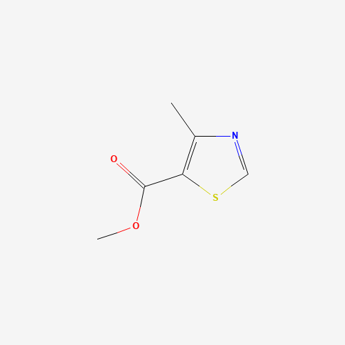 Methyl 4-methyl-5-thiazolecarboxylate (CAS: 81569-44-0) - Chemical Structure and Molecular Formula 