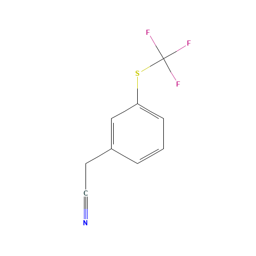 3-(TRIFLUOROMETHYLTHIO)PHENYLACETONITRILE (CAS: 82174-09-2) - Related Chemical Product