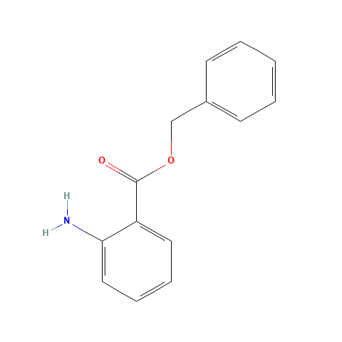 BENZYL ANTHRANILATE (CAS: 82185-41-9) - Chemical Structure and Molecular Formula 