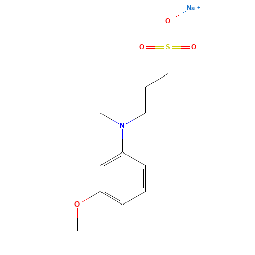 N-Ethyl-N-(3-sulfopropyl)-3-methoxyaniline sodium salt (CAS: 82611-88-9) - Related Chemical Product