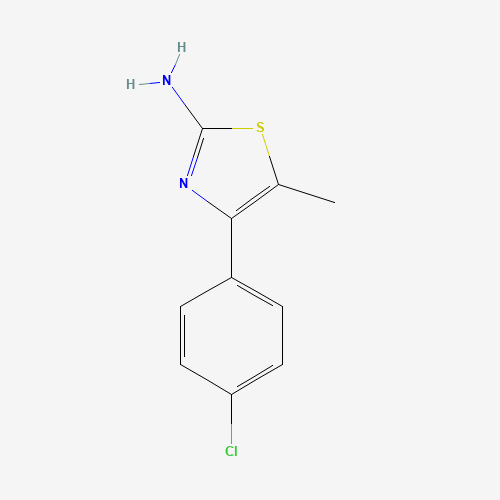 4-(4-CHLORO-PHENYL)-5-METHYL-THIAZOL-2-YLAMINE (CAS: 82632-77-7) - Related Chemical Product