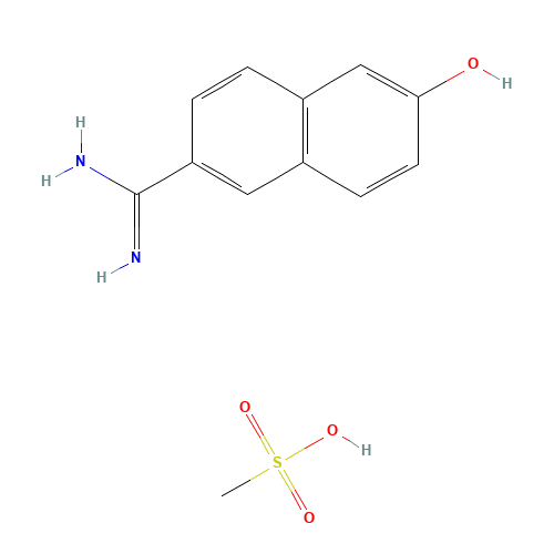 6-AMIDINO-2-NAPHTHOL METHANESULFONATE (CAS: 82957-06-0) - Related Chemical Product