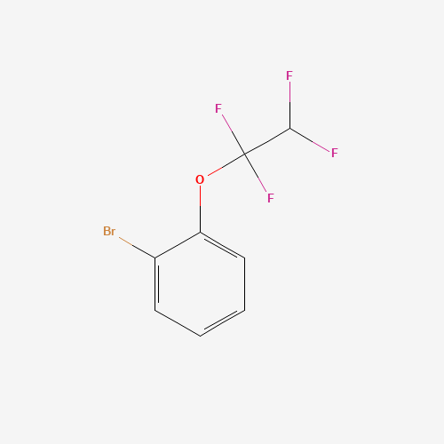 1-BROMO-2-(1,1,2,2-TETRAFLUOROETHOXY)BENZENE (CAS: 83015-28-5) - Chemical Structure and Molecular Formula 