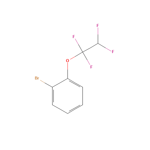 1-BROMO-2-(1,1,2,2-TETRAFLUOROETHOXY)BENZENE (CAS: 83015-28-5) - Chemical Structure and Molecular Formula 