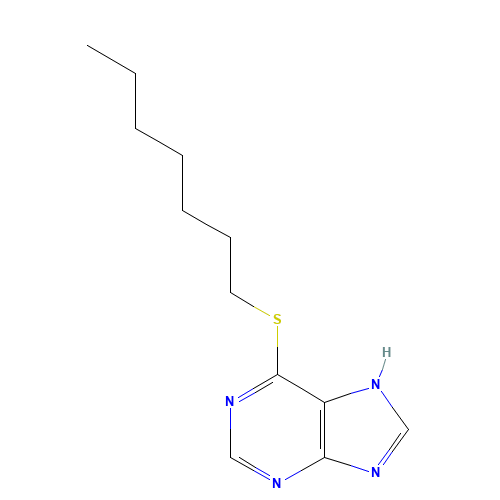 6-N-HEPTYLMERCAPTOPURINE (CAS: 83277-80-9) - Related Chemical Product