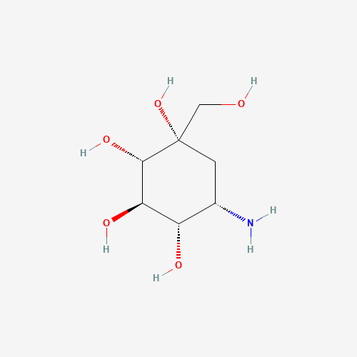 Valiolamine (CAS: 83465-22-9) - Chemical Structure and Molecular Formula 