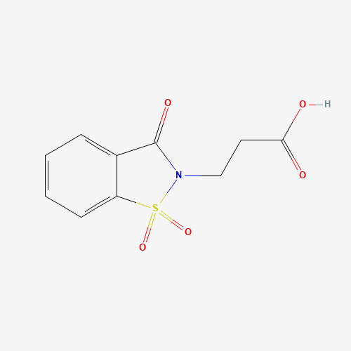 3-(1,1,3-TRIOXO-1,3-DIHYDRO-1LAMBDA6-BENZO[D]ISOTHIAZOL-2-YL)-PROPIONIC ACID (CAS: 83747-21-1) - Related Chemical Product