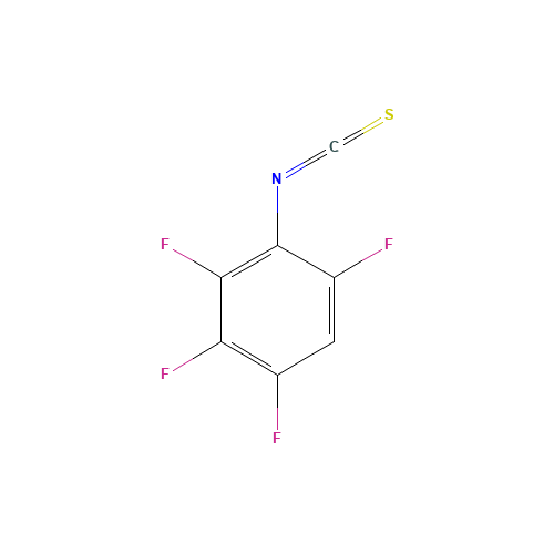 2,3,4,6-TETRAFLUOROPHENYL ISOTHIOCYANATE (CAS: 84348-86-7) - Chemical Structure and Molecular Formula 