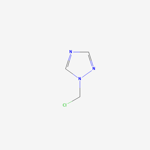 1-CHLOROMETHYL-1H-1,2,4-TRIAZOLE (CAS: 84387-62-2) - Chemical Structure and Molecular Formula 