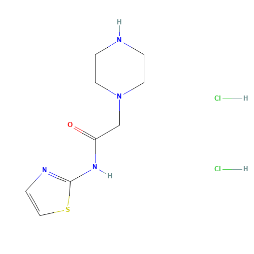 2-(PIPERAZIN-1-YL)-ACETIC ACID N-(2-THIAZOLYL)-AMIDE 2 HCL (CAS: 84587-70-2) - Related Chemical Product