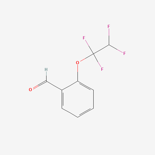 2-(1,1,2,2-TETRAFLUOROETHOXY)BENZALDEHYDE (CAS: 85187-22-0) - Chemical Structure and Molecular Formula 