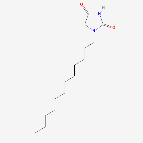 1-N-DODECYLHYDANTOIN (CAS: 85391-28-2) - Chemical Structure and Molecular Formula 