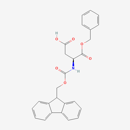 Fmoc-L-Aspartic acid-1-benzyl ester (CAS: 86060-83-5) - Chemical Structure and Molecular Formula 