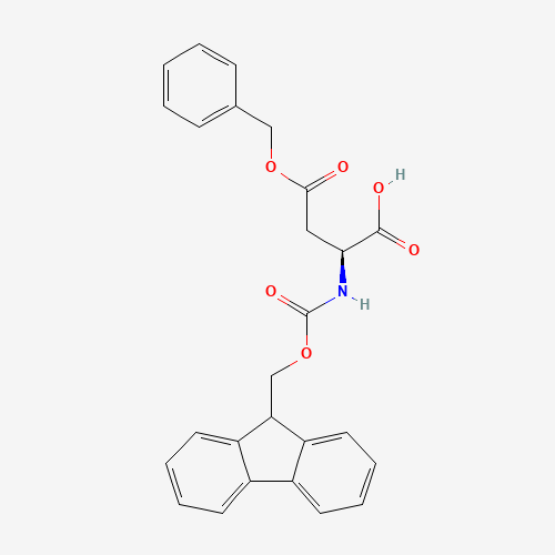 Fmoc-L-aspartic acid 4-benzyl ester (CAS: 86060-84-6) - Chemical Structure and Molecular Formula 