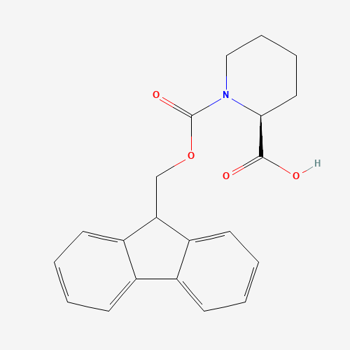 FMOC-L-PIPECOLIC ACID (CAS: 86069-86-5) - Chemical Structure and Molecular Formula 