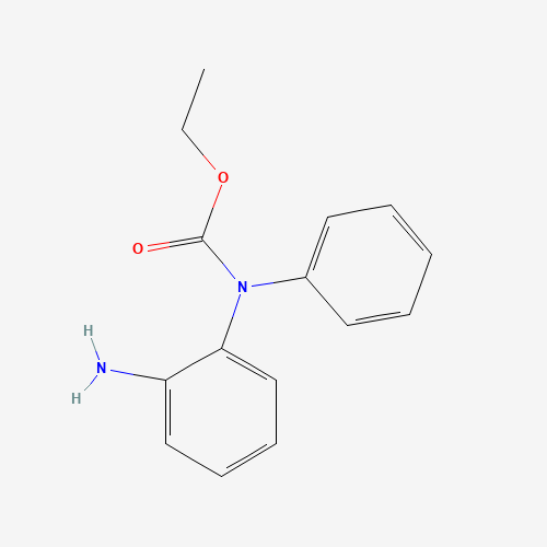 ETHYL (2-AMINOPHENYL)PHENYLCARBAMATE (CAS: 86514-37-6) - Chemical Structure and Molecular Formula 